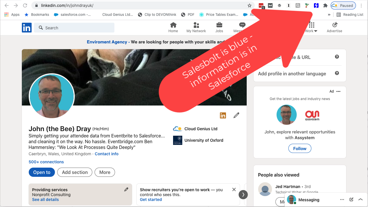 Salesbolt - making your LinkedIn journey easy (with Salesforce) - Cloud ...